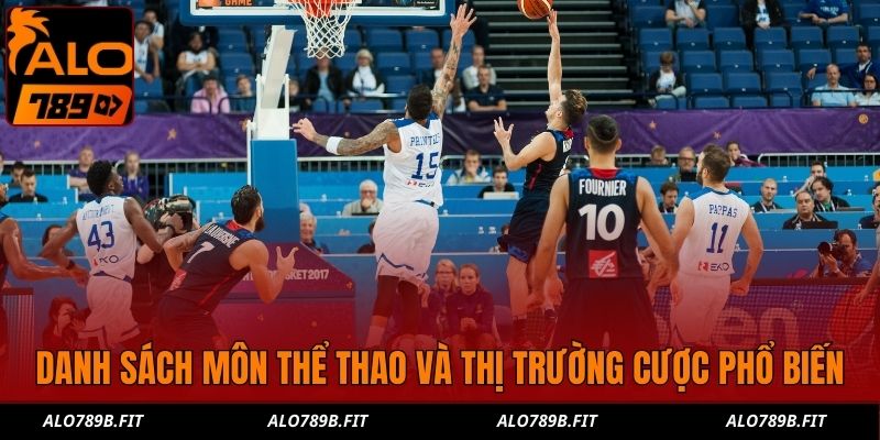 Danh sách môn thể thao và thị trường cược phổ biến