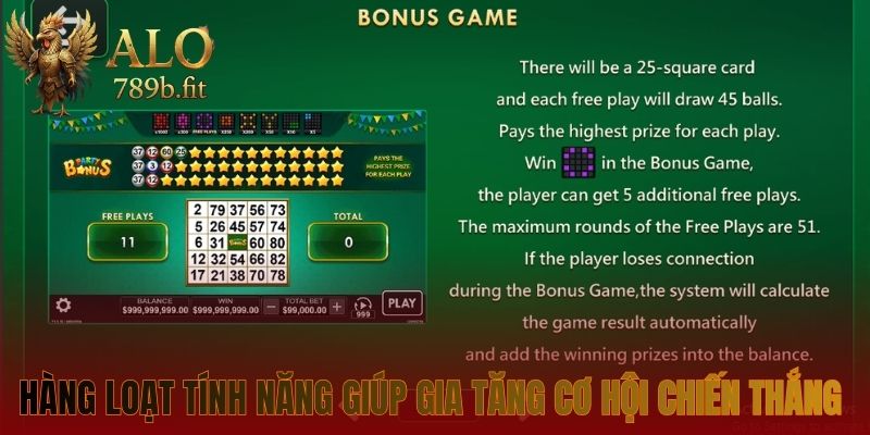 Hàng loạt tính năng giúp gia tăng cơ hội chiến thắng 